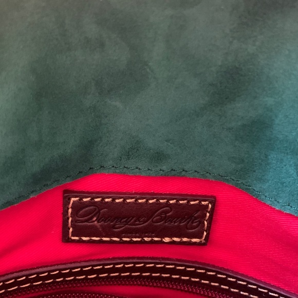 DOONEY AND BOURKE FLORENTINA LEATHER SATCHEL HANDBAG Dark Brown T’Moro - Picture 4 of 14